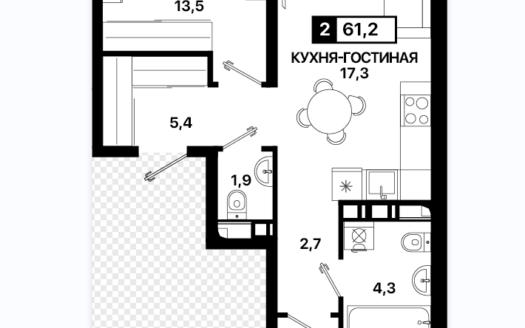 Продажа 2-х комнатной квартиры в новостройке, резиденция 5, Мариуполь