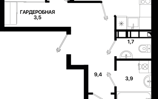 Продажа 2-х комнатной квартиры в новостройке,резиденция 4, Мариуполь